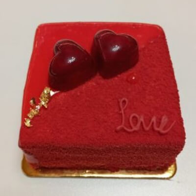 Square Red Cake