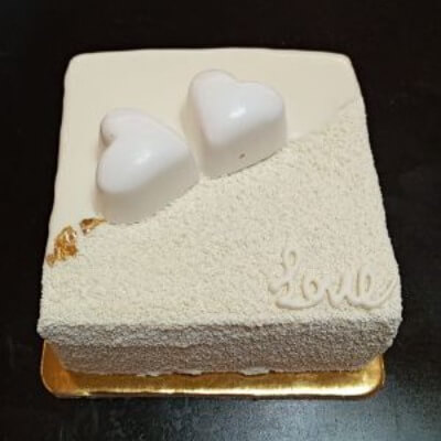 Square White Cake
