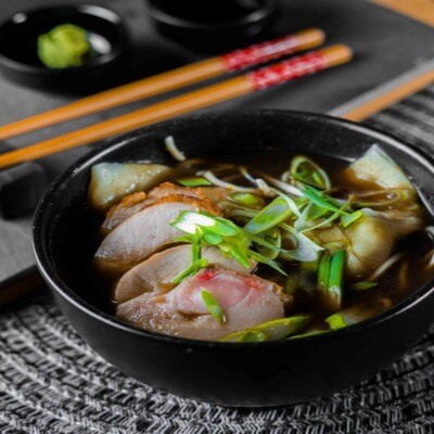 Wonton Chicken Noodle Soup