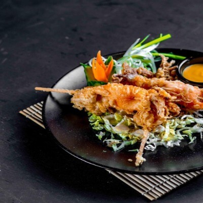 Squid Ring Calamari - 3 Skewer