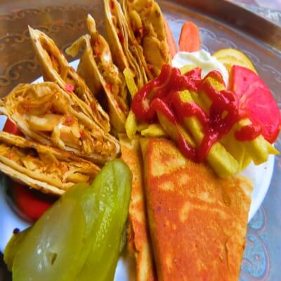 Chicken Arabic Shawarma saj 1 roll