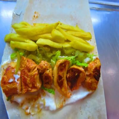 Shish Tawook saj