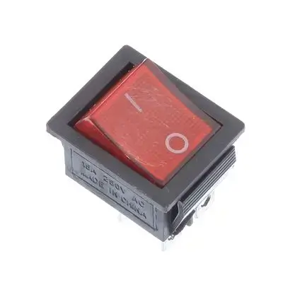 Rocker Switch Illuminated Wide