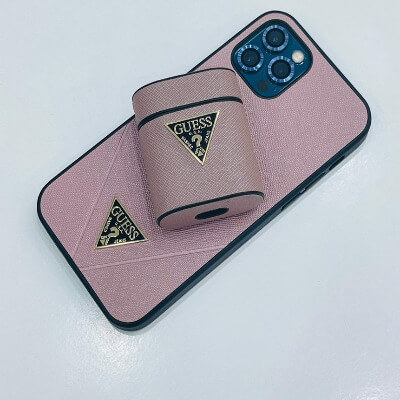 GUESS PHONE AND AIRPODS CASE PC/TPU 4G
