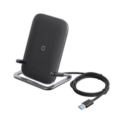 Baseus Rib Horizontal and Vertical Holder Wireless Charging 15W