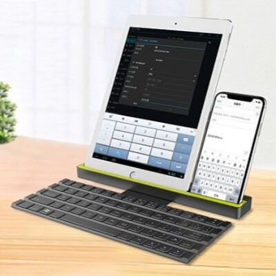 GREEN Multi functional Rollable Wireless Keyboard Multifunctional Arabic/English