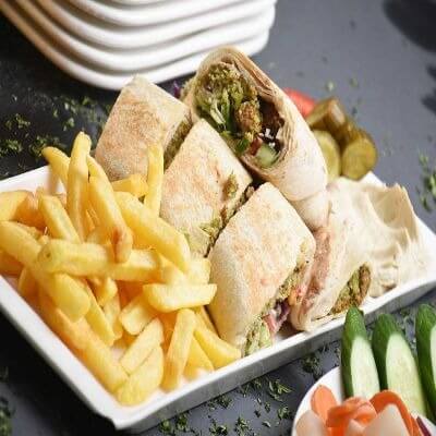 Arabic Falafel Saj Meal