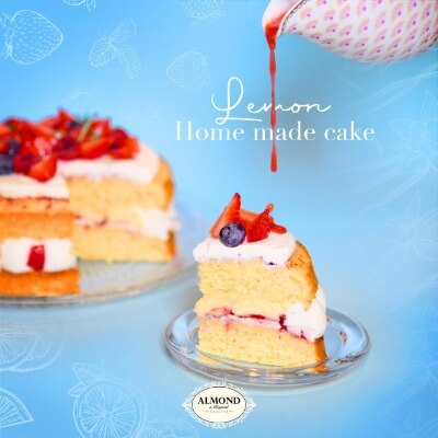 Lemon Home Made Cake