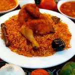 Chicken Mendi With Broth And Salad