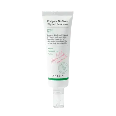 Complete No-Stress Spf50+ PA++++ Physical Sunscreen 50ml _ AXIS-Y