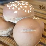 Big Brown Burger Bun - 6 Pcs