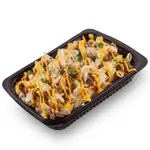Beef Shawarma with Fries & Cheese Dish