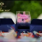 Forever Rose with rings box