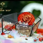 Forever Rose with a glass box