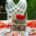 Acrylic box with Forever flower