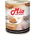 Mio Cat Can Sterilized Rabbit 415g