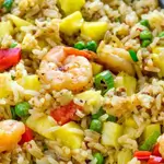 Seafood Pineapple Fried Rice Khao-Phad Gai Parod Talay
