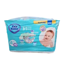 Evy Baby Diapers No. 4 40 Count