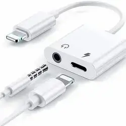 Adapter 2 in 1 For Lightning And 3.5mm Headphone & Charging