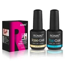 RONIKI 15ml Very Good Top and Base Coat Set