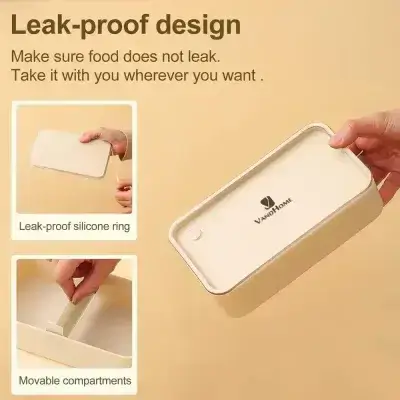 VANDHOME Japanese Lunch Box with Chopsticks