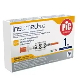 Insulin syringe 1 ml 30 pcs