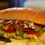 French Bread Shawarma