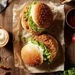 Crispy Chicken Burger Meal 2