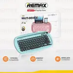 For Mobile and Tablets Pink REMAX Office Mute Keyboard Bluetooth Wireless + Wireless Dongle + Wired Three Mode Connection Support iPad-   JP-1