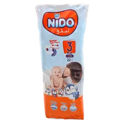 Nido diapers No. 3, 22 pieces