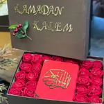 Holy Quran and Roses Box
