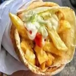 French Fries Syrian  Sandwicth
