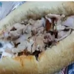 Chicken Shawarma Sandwotch With Pizza Cheese