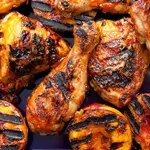 Half Grilled Chicken
