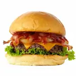 1 Burger  1 Meat Shawarma Sandwich  1 Chicken Saj   2 Coca Cola