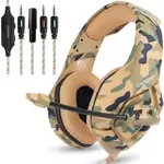 Military Gaming Headset, Anti-noise Feature, With a Moving Mic for Mobile and Laptop
