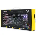 Original Mechanical Keyboard From Crown Company With a Guarantee for Games and All Professional Works, Wonderful and Beautiful Design