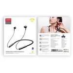 JR-D6 wireless neckband earphones 105mAh dock battery capacity / Provide clear sound and eliminate extra noises around / Waterproof and antiperspirant
