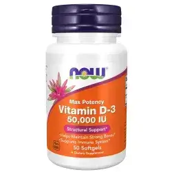 NOW Vitamin D-3 50000 IU - 50 Softgels