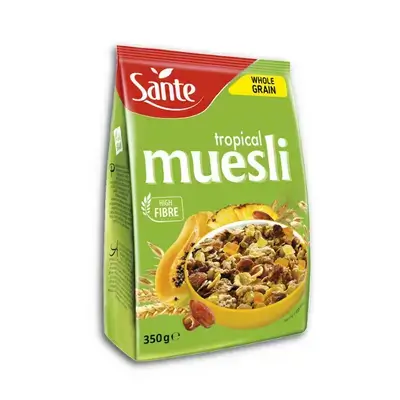 Sante Tropical Musli Cer Flakes350g
