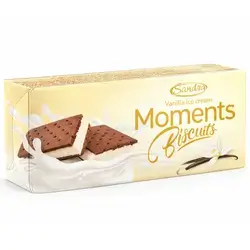 Sandra ice cream Biscuits Vanilla Moments 90g