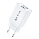 wk design 10W Dual USB Ports Travel Fast Charger Power Adapter