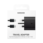 Samsung 25W Travel Adapter with USB-C to USB-C - Black