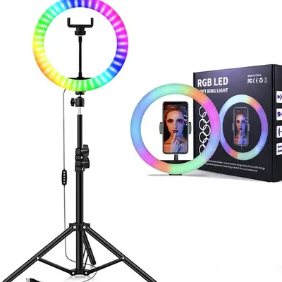 RGB Ring Light 12” with Tripod