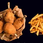 Crispy Potato Chicken Legs