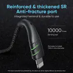 Joyroom S-1230m6 Lightning Skystar Series Usb To Type-c / Usb-c 3a Nylon Braid Data Cable, Length