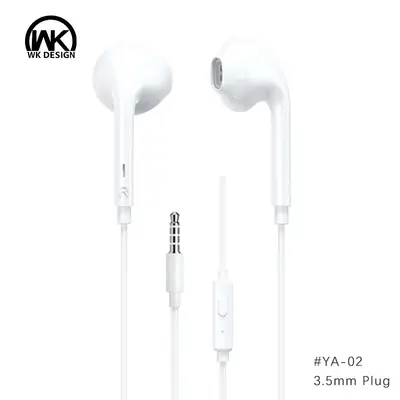 WK YA02 3.5MM UPINE SERIES WIRED EARPHONE (1.2M)