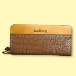 Men Bifold Wallet Clutch Bag PU Leather Large Capacity Zipper Credit Card Holder Vintage Organizer Purse