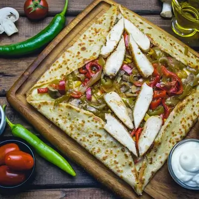 Mexican Chicken Crepe