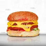 Double Chicken cheeseburger